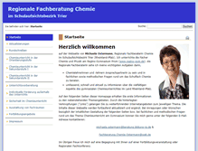 Tablet Screenshot of fachberatung-chemie-trier.de